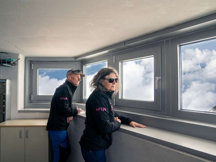 At home on the Jungfraujoch