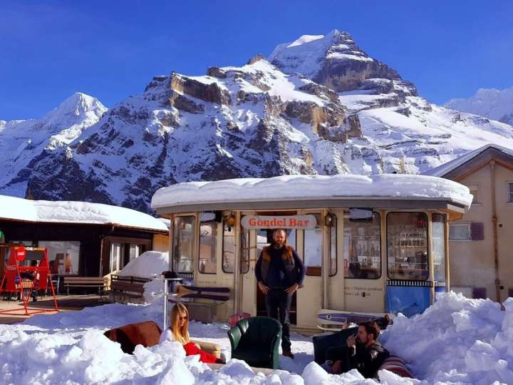 Gondola bar, Hotel Jungfrau