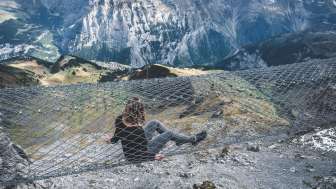 Netz auf dem Thrill Walk