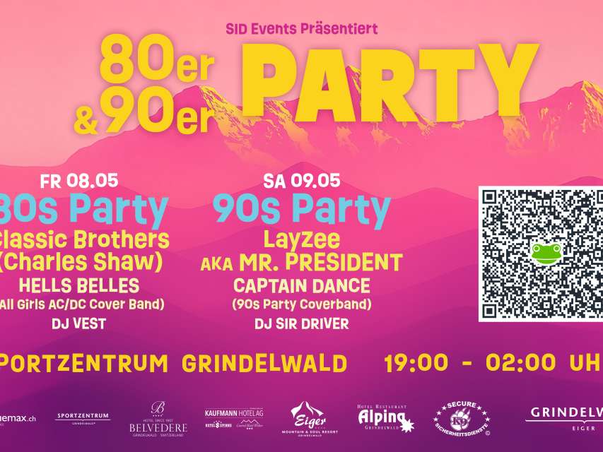 80's & 90's Party with DJ Sid in Disco Mescalero, Hotel Spinne